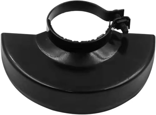 Schwarze 11,4 cm Winkelschleiferschutz-Radabdeckung für 100 Winkelschleifer, Schleifscheibenschutz (Innenloch 42 mm) von Wpppan