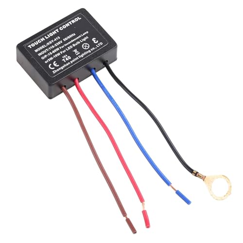 Touch Lamp Control Module, Touch Lamp Sensor Replacement Kit, Dimmer Switch 3 Way Dimming Function, Switch Dimmer Switch for Fit for Dimmable Bulbs Touch Lamp Control Module, Touch Lamp Sensor Replacement Kit, Dimmer Switch 3 Way Dimming Function, Switch Dimmer Switch for Fit for Dimmable Bulbs von Wpppan