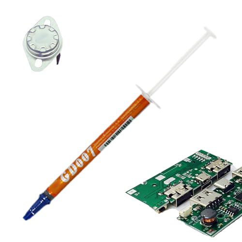 Computer Wärmeleitpaste | Hochleitfähige Thermische Verbindung | Thermische Leitpaste Mit Silikon Spritze Für Elektronik-Kühlung Bei PC Drucker Haushaltsgeräten von Wpsagek