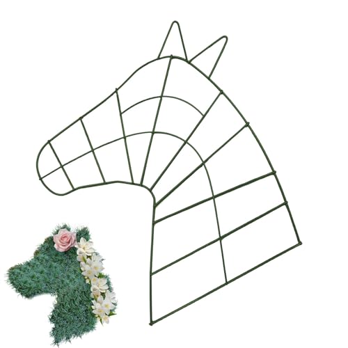 Draht Kranzform, Pferdekopf Kranzrahmen, Pferdekopf-Metall Kranzrahmen, Vielseitiger DIYs Hänge Kranzhalter Für Weihnachtsdekoration Draht Kranzform, Pferdekopf Kranzrahmen, Pferdekopf-Metall Kranzrahmen, Vielseitiger DIYs Hänge Kranzhalter Für Weihnachtsdekoration von Wpsagek