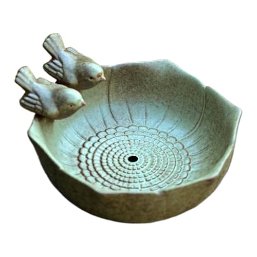 Keramik Vogeltränken Für Garten Und Terrasse,Garten Outdoor Vogelbad Mit Futterschale - Multifunktionales Künstlerisches Boden Vogelfuttertablett Für Schmetterlinge Und Vögel Keramik Vogeltränken Für Garten Und Terrasse,Garten Outdoor Vogelbad Mit Futterschale - Multifunktionales Künstlerisches Boden Vogelfuttertablett Für Schmetterlinge Und Vögel von Wpsagek