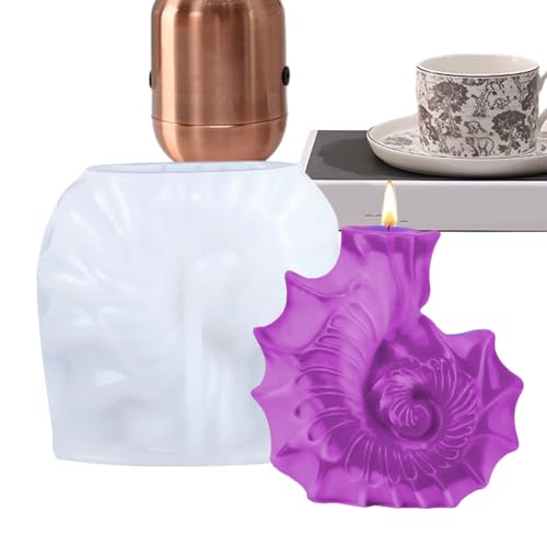 Kerzenform | Wiederverwendbare Silikonform Zur Bienenwachskerzenherstellung - Einfache Entnahme Hitzebeständige Muschelform Für Seifenbacken, Fondantgestaltung Und Kerzenherstellung Kerzenform | Wiederverwendbare Silikonform Zur Bienenwachskerzenherstellung - Einfache Entnahme Hitzebeständige Muschelform Für Seifenbacken, Fondantgestaltung Und Kerzenherstellung von Wpsagek