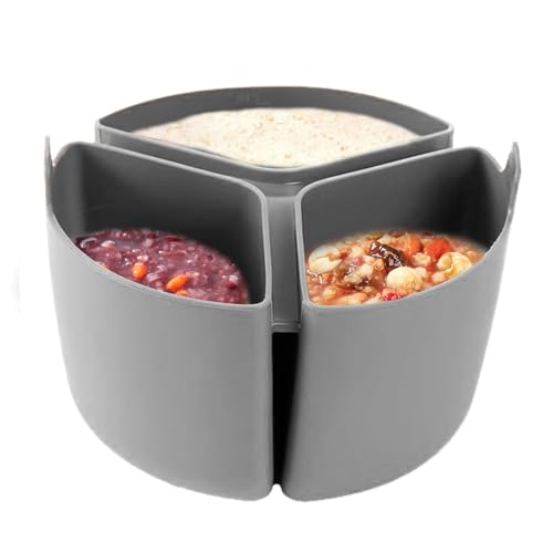 Schmortopf Trenneinsatz,Antihaft Slow Cooker Einsatz | Lebensmittelechte 3-Fach Unterteilung Küchenhelfer Zur Trennung Von Diätkost Und Babybrei Schmortopf Trenneinsatz,Antihaft Slow Cooker Einsatz | Lebensmittelechte 3-Fach Unterteilung Küchenhelfer Zur Trennung Von Diätkost Und Babybrei von Wpsagek