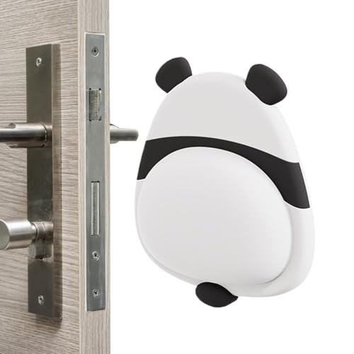 Türgriff Wandschutz | Cartoon Tier Wandschutz,Klebender Türstopper Für Trockenbau Kopfboard Küche Flur Kühlschrank von Wpsagek