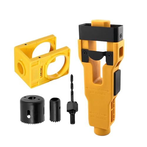 Türlochbohrset | Präzise Türfräsvorrichtung | Hardware & Schlösser für Küche Eingangstür Buchschrank Schrank Reparatur Türlochbohrset | Präzise Türfräsvorrichtung | Hardware & Schlösser für Küche Eingangstür Buchschrank Schrank Reparatur von Wpsagek
