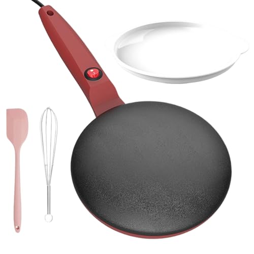 Wpsagek Elektrischer Pfannkuchenbereiter, Instant-Crêpe-Maker - Crêpe-Grillpfanne | 7,8 Zoll automatische Temperaturregelung Instant Crêpe Maker elektrische Crêpe Maker Maschine antihaftbeschichtet Wpsagek Elektrischer Pfannkuchenbereiter, Instant-Crêpe-Maker - Crêpe-Grillpfanne | 7,8 Zoll automatische Temperaturregelung Instant Crêpe Maker elektrische Crêpe Maker Maschine antihaftbeschichtet von Wpsagek