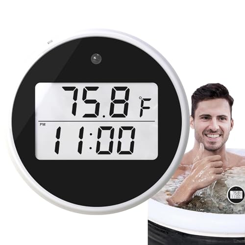 Wpsagek Kalttauchthermometer,Eisbadthermometer,Langlebige, wasserdichte Poolthermometer - Eisbad-Kalttauchzubehör, digitale Wasserablesungen zum Baden und Schwimmen von Wpsagek