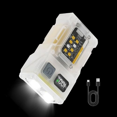 Wpsagek Kleine Taschenlampen,LED Taschenlampe Mit Fluoreszenz & Magnetbasis - Tragbare Magnetische Mehrfachmodi-Leuchte Mit Drehbarem Clip & Kopflampe Wiederaufladbar Für Camping Arbeitsschutz Wpsagek Kleine Taschenlampen,LED Taschenlampe Mit Fluoreszenz & Magnetbasis - Tragbare Magnetische Mehrfachmodi-Leuchte Mit Drehbarem Clip & Kopflampe Wiederaufladbar Für Camping Arbeitsschutz von Wpsagek