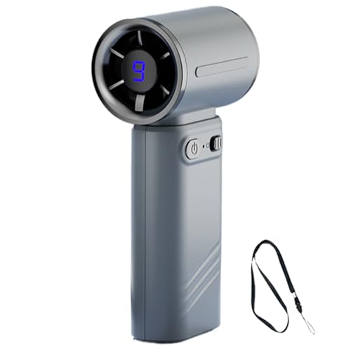 Wpsagek Tragbarer Handventilator Wiederaufladbar | Wiederaufladbarer Handventilator Mit Stufenlos Verstellbarem Luftstrom & Kompaktem Design | USB-Kühlsystem Mit Digitaldisplay Für Damen Und Herren Wpsagek Tragbarer Handventilator Wiederaufladbar | Wiederaufladbarer Handventilator Mit Stufenlos Verstellbarem Luftstrom & Kompaktem Design | USB-Kühlsystem Mit Digitaldisplay Für Damen Und Herren von Wpsagek