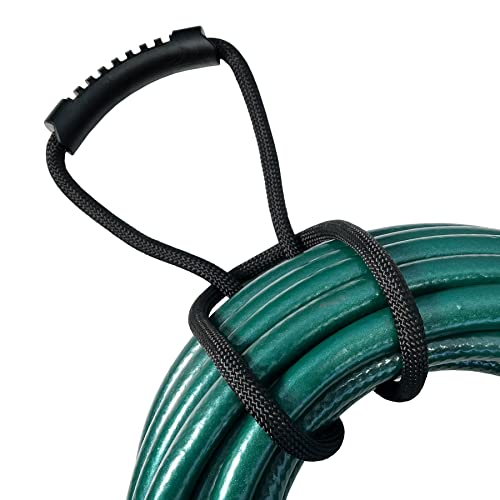 Loop-It Aufbewahrungsgurte von Wrap-It Storage – 61 cm (3er-Pack) Schwarz – Verlängerungskabel-Organizer, Vakuumschlauchhalter, Ladenaufbewahrung, Boot, Wohnmobil und mehr von Wrap-It Storage