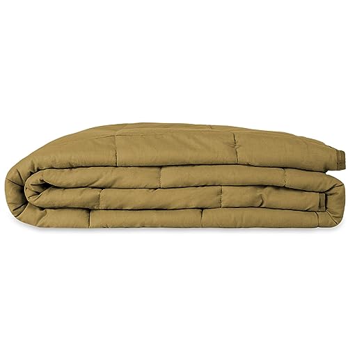 Wrap-Ninja Gewichtsdecke 135x200 7 kg Anti Stress Therapiedecke 100% Baumwolle Decke für Besseren Schlaf Weighted Blanket Schwere Decke Oeko-TEX 100% für Erwachsene von Wrap-Ninja