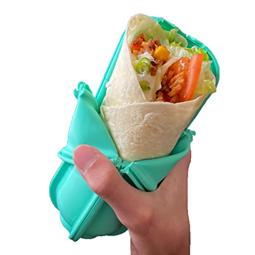 Wrap'd Wiederverwendbarer Silikon-Behälter für Mittagessen, Burrito-Flachbrot, Alternative zu Bienenwachs-Wraps Wrap'd Wiederverwendbarer Silikon-Behälter für Mittagessen, Burrito-Flachbrot, Alternative zu Bienenwachs-Wraps von Wrap'd
