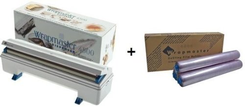 SET Effizienter Wrapmaster-Spender 4500 und Frischhaltefolie 4500 aus Polyethylen von Wrapmaster