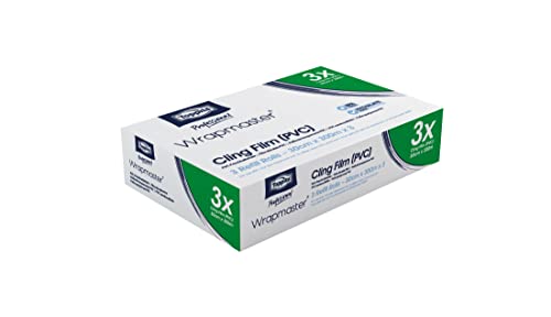 Toppits Professional Wrapmaster 3000 PVC Frischhaltefolie für den täglichen Gebrauch 31C45 von Wrapmaster