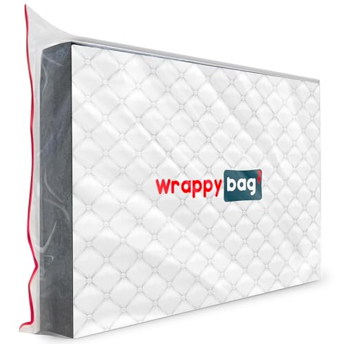 WRAPPYBAG – Schutzhülle aus Kunststoff für Matratzen – 5 Größen erhältlich – Wasserdichte und reißfeste Aufbewahrungstasche – Für Umzug, Lagerung & Transport (200 x 200) von Wrappybag