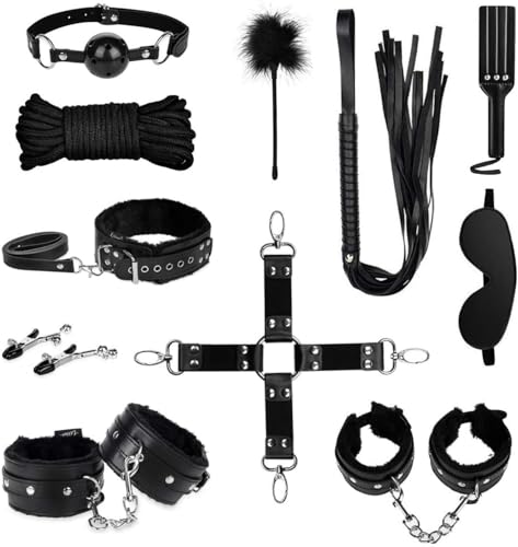 WreGmgg Multifunktionaler Schwarzer Leder-Schutzanzug 11-Teiliger Justierbarer üBungssatz, Yoga-TrainingsgüRtel Multi Ring Fh WreGmgg Multifunktionaler Schwarzer Leder-Schutzanzug 11-Teiliger Justierbarer üBungssatz, Yoga-TrainingsgüRtel Multi Ring Fh von WreGmgg