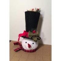 Schneemann Cardnial Top Hut Weihnachtsbaum Topper Schneemann Cardnial Top Hut Weihnachtsbaum Topper von WreathClassAndMore