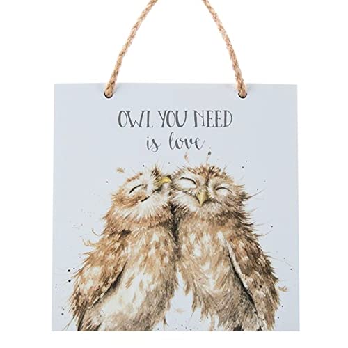 Wrendale Designs Holzschild "Owl You Need Is Love" von Wrendale Designs
