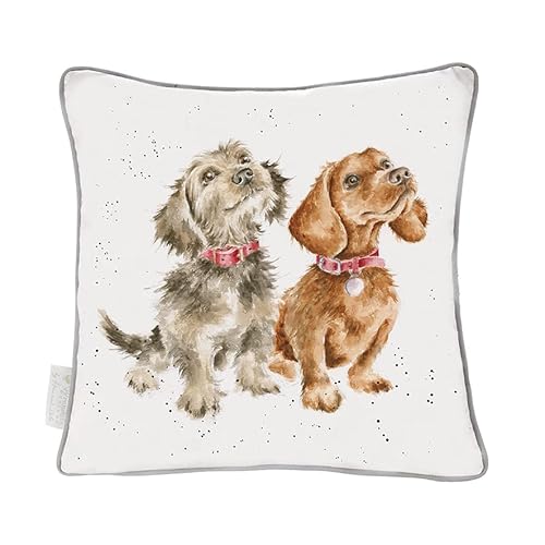 Wrendale Designs Kissen, 40 cm, Motiv Treat Time Dogs von Wrendale Designs