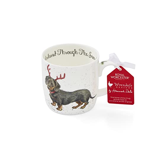 Portmeirion Home & Gifts Dachshund through the Snow (dog) von Portmeirion