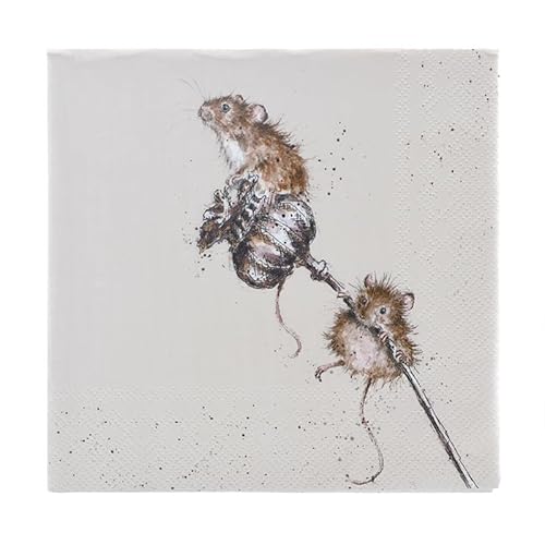 Papier Servietten Country Mice - 33x33cm von Wrendale Designs