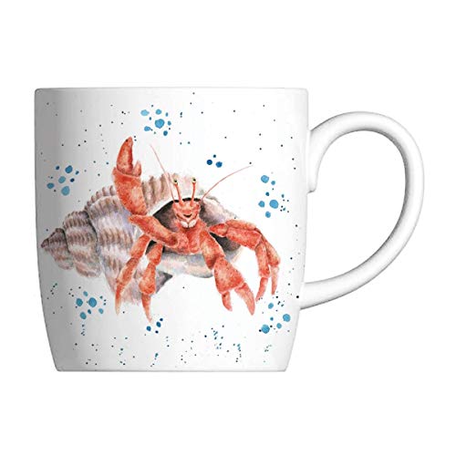 Royal Worcester Wrendale Designs The Happy Crab 0,3 l Becher mit Krabbenmotiv von Wrendale Designs