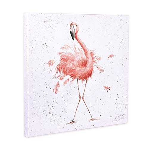 Wrendale Designs Kunstdruck auf Leinwand, Motiv Pretty in Pink, quadratisch, 20 cm Wrendale Designs Kunstdruck auf Leinwand, Motiv Pretty in Pink, quadratisch, 20 cm von Wrendale Designs