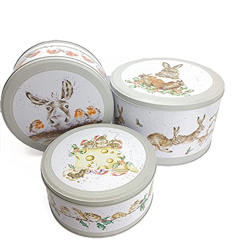 Wrendale Designs Weihnachts-Kuchenform Set mit 3 Dosen Wrendale Designs Weihnachts-Kuchenform Set mit 3 Dosen von Wrendale Designs