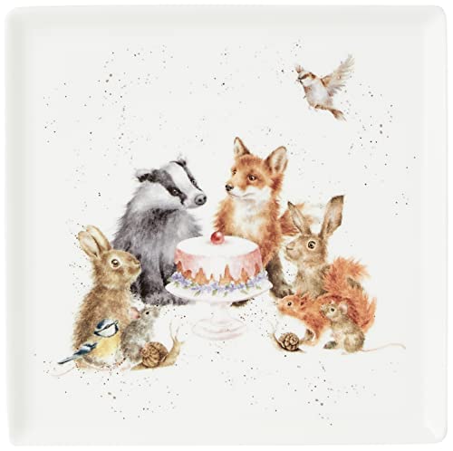 Wrendale Designs Woodland Party quadratischer Teller von Wrendale Designs