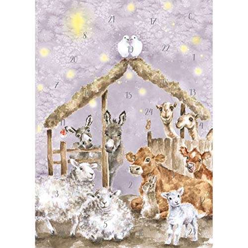 Wrendale Designs weg in einer Krippe Adventskalender Karte Wrendale Designs weg in einer Krippe Adventskalender Karte von Wrendale Designs