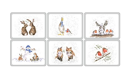 Pimpernel Wrendale Weihnachts-Tischsets, 6er-Set, Produktcode: X0010568976 von Wrendale Designs