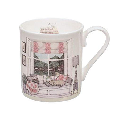 Sally Swannell Design Fenstersitz Tasse Kaffeetasse von Wrendale von Wrendale