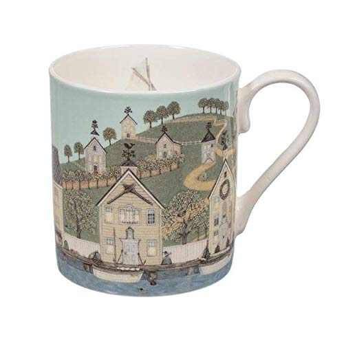 Sally Swannell Design The Captain's House Tasse aus feinem Knochenporzellan von Wrendale von Wrendale