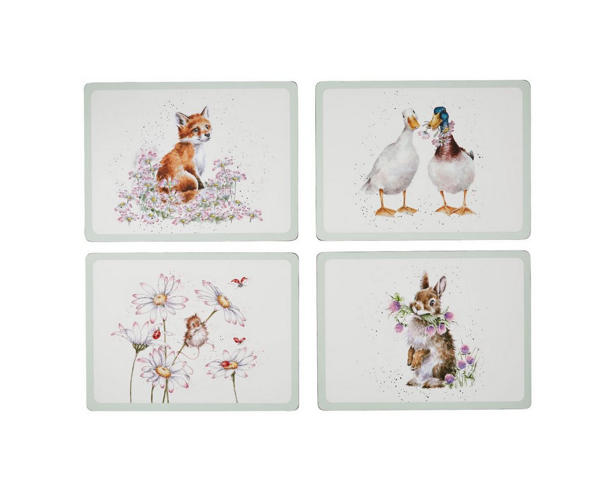 Wrendale Platzset Wrendale Designs 4-teiliges Tisch-Set Wiesenbewohner Wrendale Platzset Wrendale Designs 4-teiliges Tisch-Set Wiesenbewohner von Wrendale
