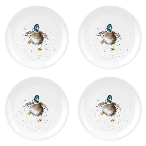 Wrendale Coupe Teller – Waddle und A Quack (Duck) 4 Stück von Wrendale Designs