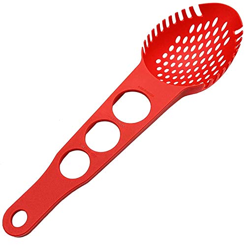Wresetly Nylon Spaghetti Server Anti Haft Nudel Schlitz Nahrungs Sieb mit Spaghetti Mess Werkzeug Sieb Kelle von Wresetly