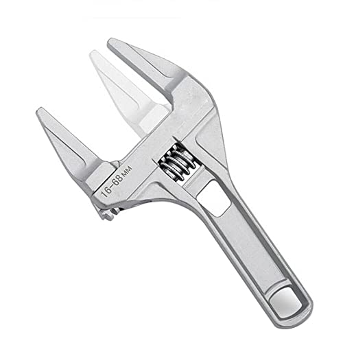 Verstellbarer Schraubenschlüssel - Beanspruchung Aluminiumlegierung Adjustable Wrench mit weit öffnenden Backen - Leichtgewicht Mutter Rollgabelschlüssel groß Schlüssel Handwerkzeug für Waschbecken Verstellbarer Schraubenschlüssel - Beanspruchung Aluminiumlegierung Adjustable Wrench mit weit öffnenden Backen - Leichtgewicht Mutter Rollgabelschlüssel groß Schlüssel Handwerkzeug für Waschbecken von Wress