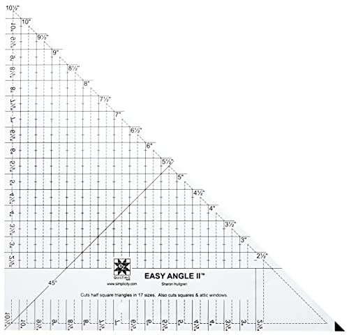 Simplicity EZ Easy Angle Stepp-Vorlage aus Acryl Simplicity EZ Easy Angle Stepp-Vorlage aus Acryl von EZ Quilting