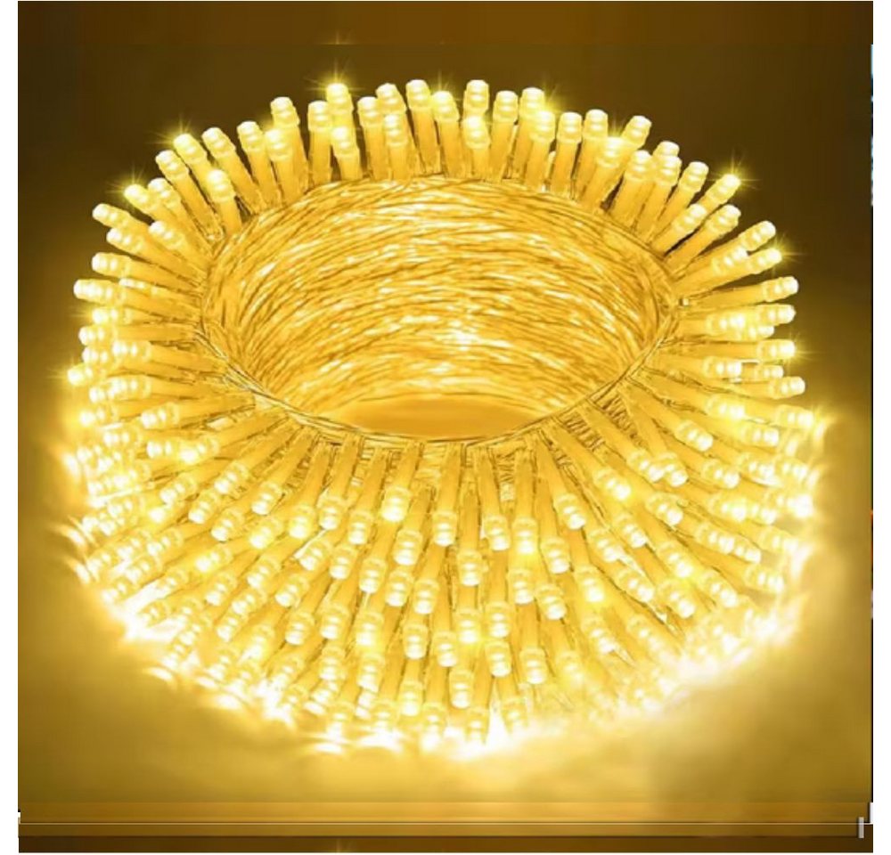 Wrischan Lichterkette 20M USB 200 LED Weihnachtslichter Wasserdicht Weihnachtsdeko, Wasserdichte 20M Kupferdraht Lichterkette mit 200 LEDs Wrischan Lichterkette 20M USB 200 LED Weihnachtslichter Wasserdicht Weihnachtsdeko, Wasserdichte 20M Kupferdraht Lichterkette mit 200 LEDs von Wrischan