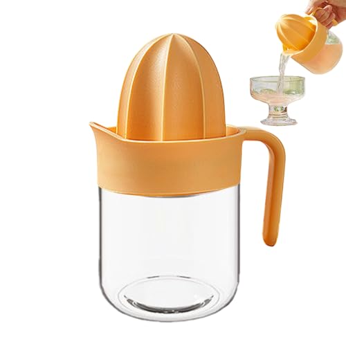 Citrus Press Juicer, Manual Handheld Lemon Lime Squeezer With Handle, Leak-Proof Fruit Reamer Juicer, Perfect For Oranges, Limes, Lemons, And Everyday Home Kitchen Use, Easy Storage von Wrohto