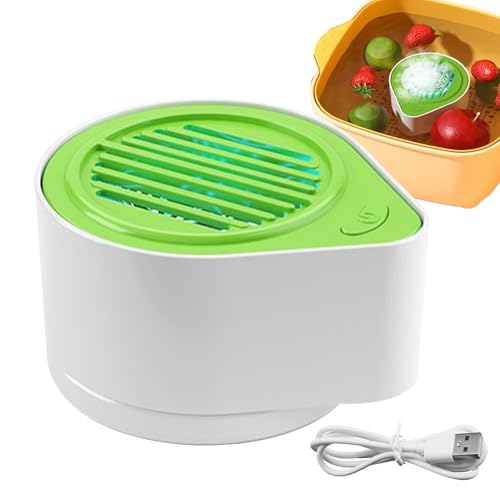 Fruit and Vegetable Washing Machine, Electric Fruit Vegetable Washer, ABS Automatic Healthy Eating Wireless Tool for Home Cooking, Meal Prep, Fitness Enthusiasts, 11.7x9.6x6.2cm Fruit and Vegetable Washing Machine, Electric Fruit Vegetable Washer, ABS Automatic Healthy Eating Wireless Tool for Home Cooking, Meal Prep, Fitness Enthusiasts, 11.7x9.6x6.2cm von Wrohto