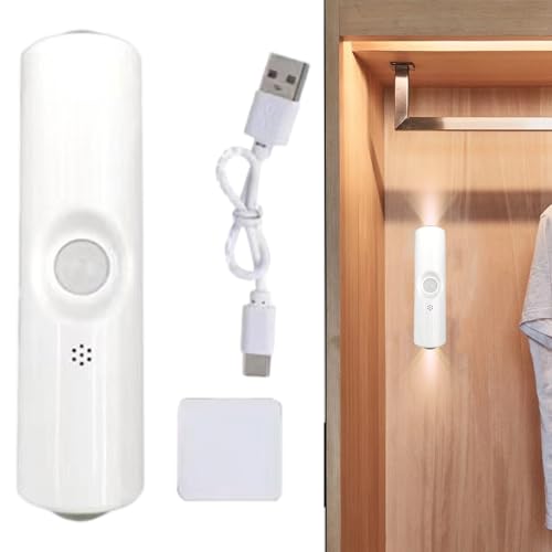 Wrohto LED -Schranklampe für Kleiderschrank & Küche | Smart Innenlicht mit magnetischer Halterung, wiederaufladbarer USB Wrohto LED -Schranklampe für Kleiderschrank & Küche | Smart Innenlicht mit magnetischer Halterung, wiederaufladbarer USB von Wrohto