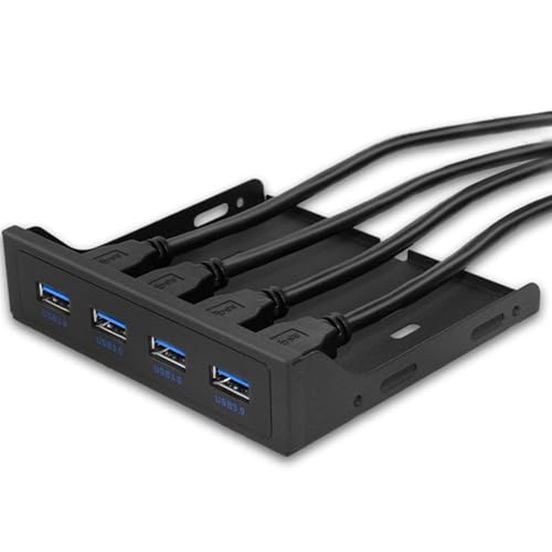 Wrtysully USB-Front-Panel-Hub 3.5 Floppy-Bay USB 3.0 Front-Panel 3.5 Floppy-Front-Panel von Wrtysully
