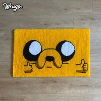 Jake Der Teppich | Handgetufteter Süßer Benutzerdefinierte Personalisierter Skurrile Adventure Time Handgetaufter von Wrugs