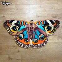 Tufted Schmetterling Teppich | Benutzerdefinierte Blaue Rosskastanie Dekor Stanznadel-Teppich Geschenkideen Tufted Schmetterling Teppich | Benutzerdefinierte Blaue Rosskastanie Dekor Stanznadel-Teppich Geschenkideen von Wrugs