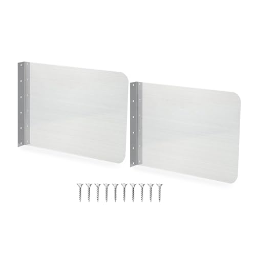 2 Stcs Rostbezogene Seitenschuhe Ersatz Langlebiger Metalluniversal Spüle Splash Guard Home Pool Spüle Splash Protektor von Wsdsgz