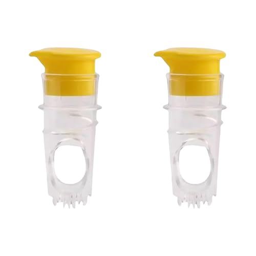 2pcs Robuste Plastikzitronen Squeezer Set Ergonomische Konstruktionen Handpressentzüger Für Leicht Zitrusfrüchte von Wsdsgz