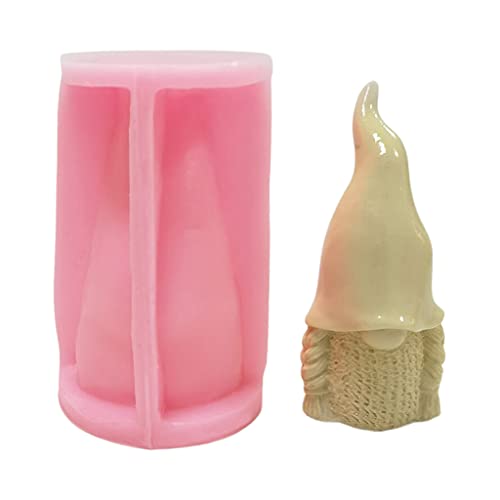 3d Gnomes Kerzenharzgussform Kristall Epoxidharzform Handgefertigte Duftduft Gips Seife Wachs Silikonform von Wsdsgz