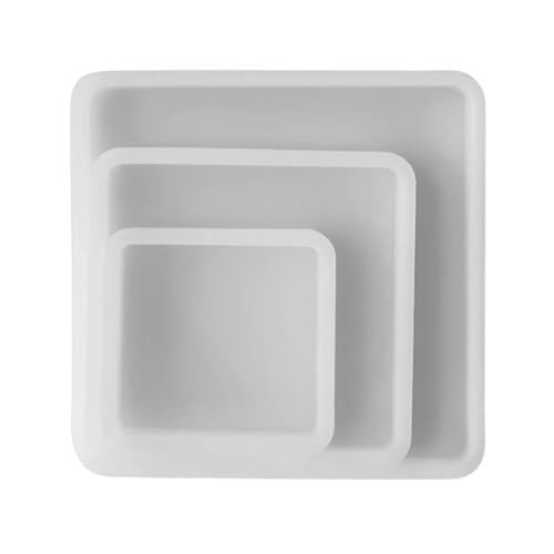 3pcs Plattenform Formen Tasse Matte Silikonformen Für Art Craft Cups Matten Epoxidharz Formen von Wsdsgz