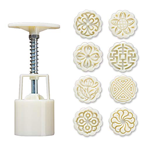 8pcs Hand Press Cookie Stempel Mondkuchen Form Masse Form 25G Gebäck Werkzeug von Wsdsgz